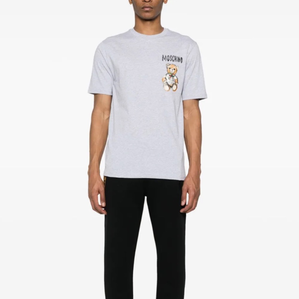 Moschino Crew neck shirt gray